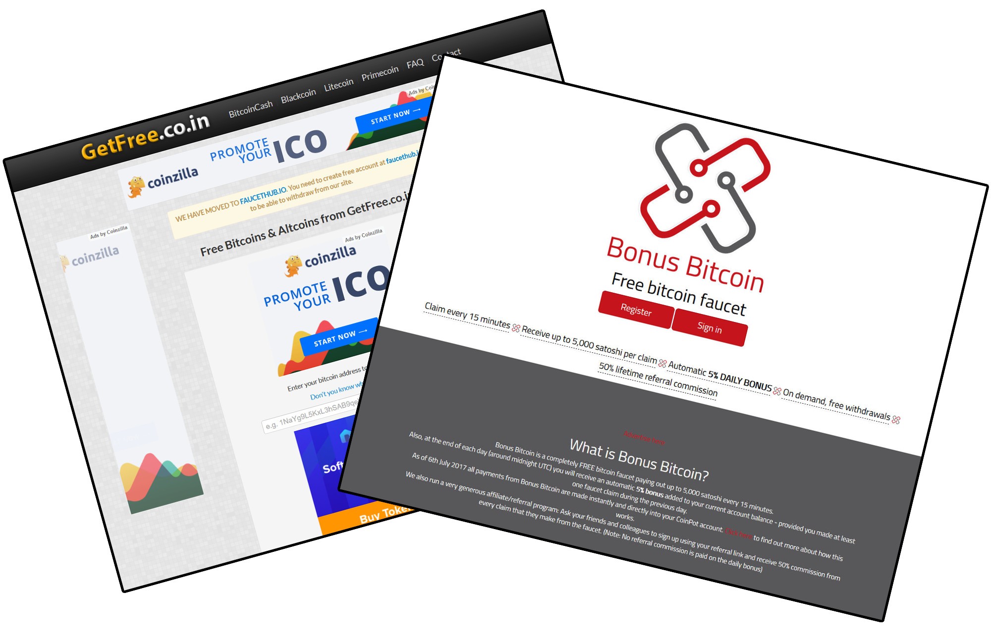 Zwei Neue Faucets Im Test Bonusbitcoin Und Getfreecoin - 