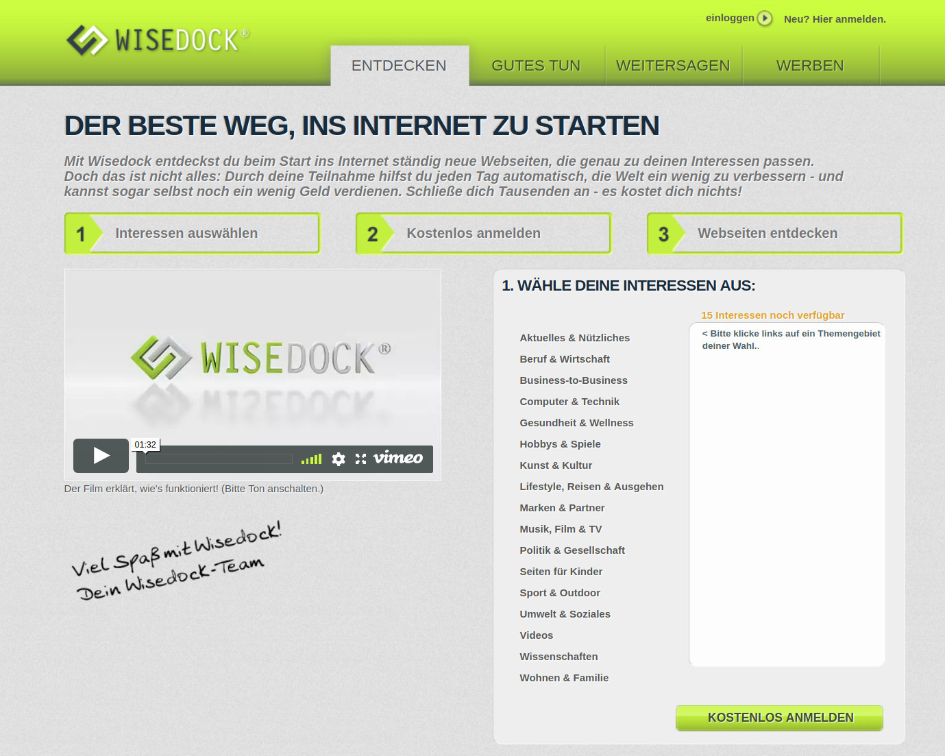 Wisedock.com - Test und Erfahrungen